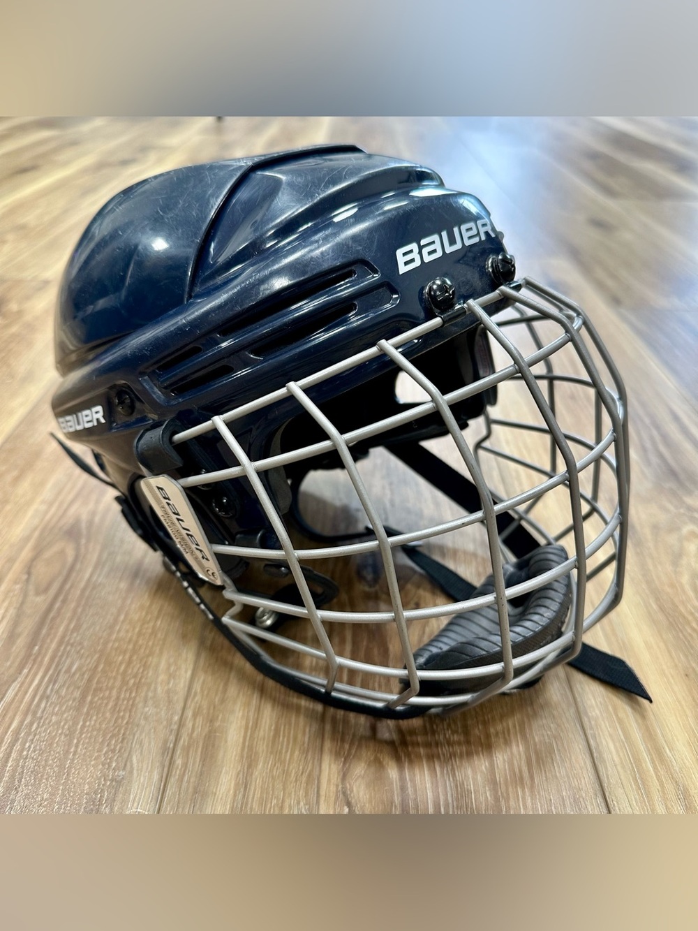 Bauer BHH2100M Hockey Helmet w/ True Vision FM2100 Cage Medium (6 3/4”-7 3/8”)